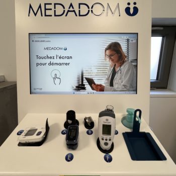Borne de téléconsultation médicale