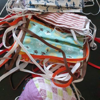 Lot de masques en tissu